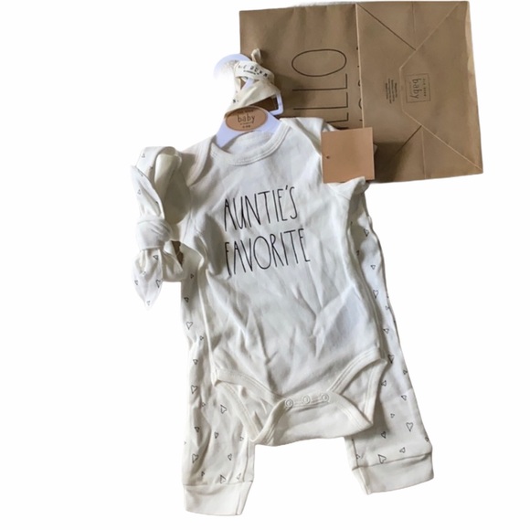 NEW Rae Dunn 4 pc Aunties favorite /headband/bag - Picture 2 of 8